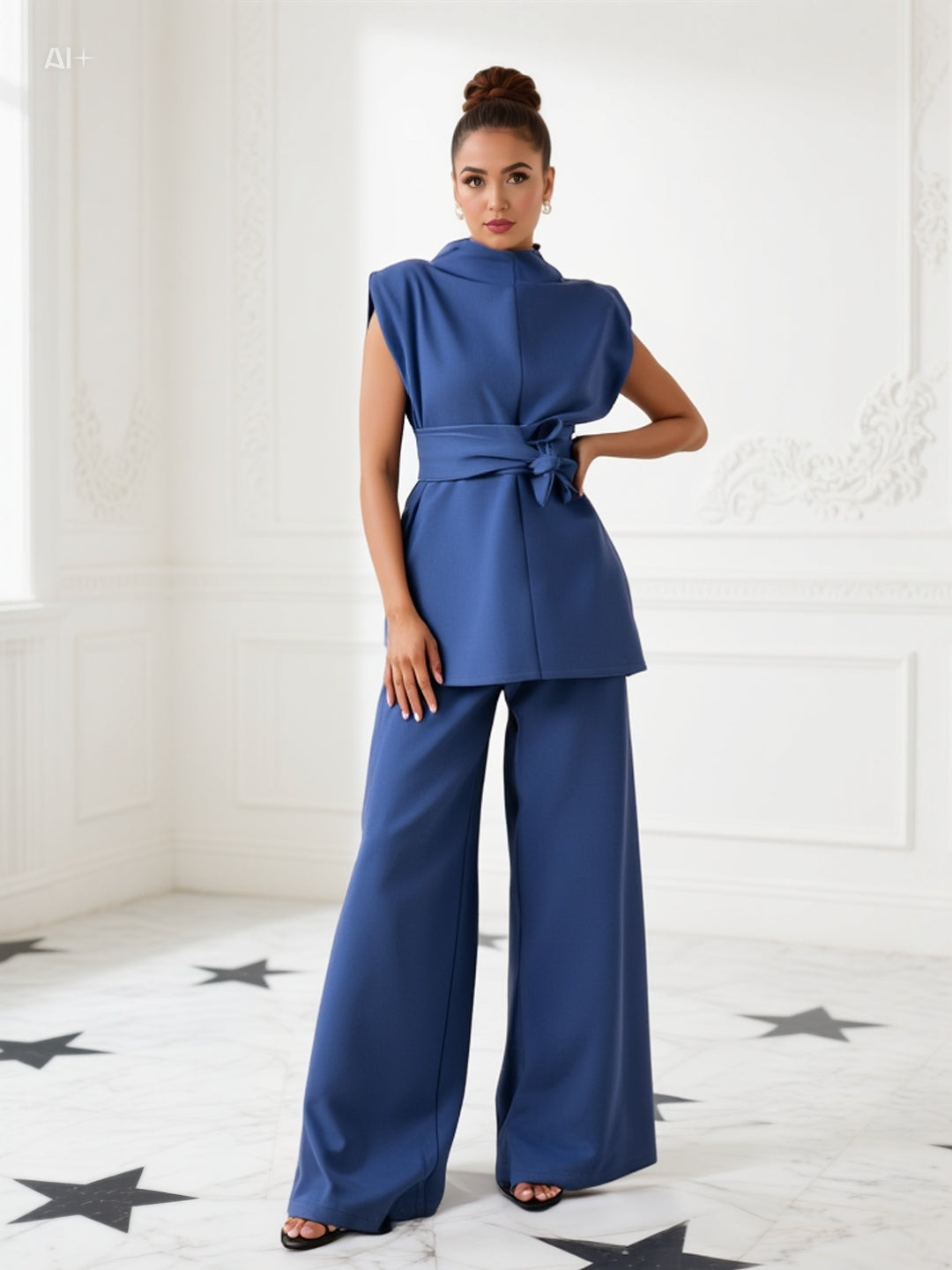 Σετ παντελόνα με μπλούζα sky blue