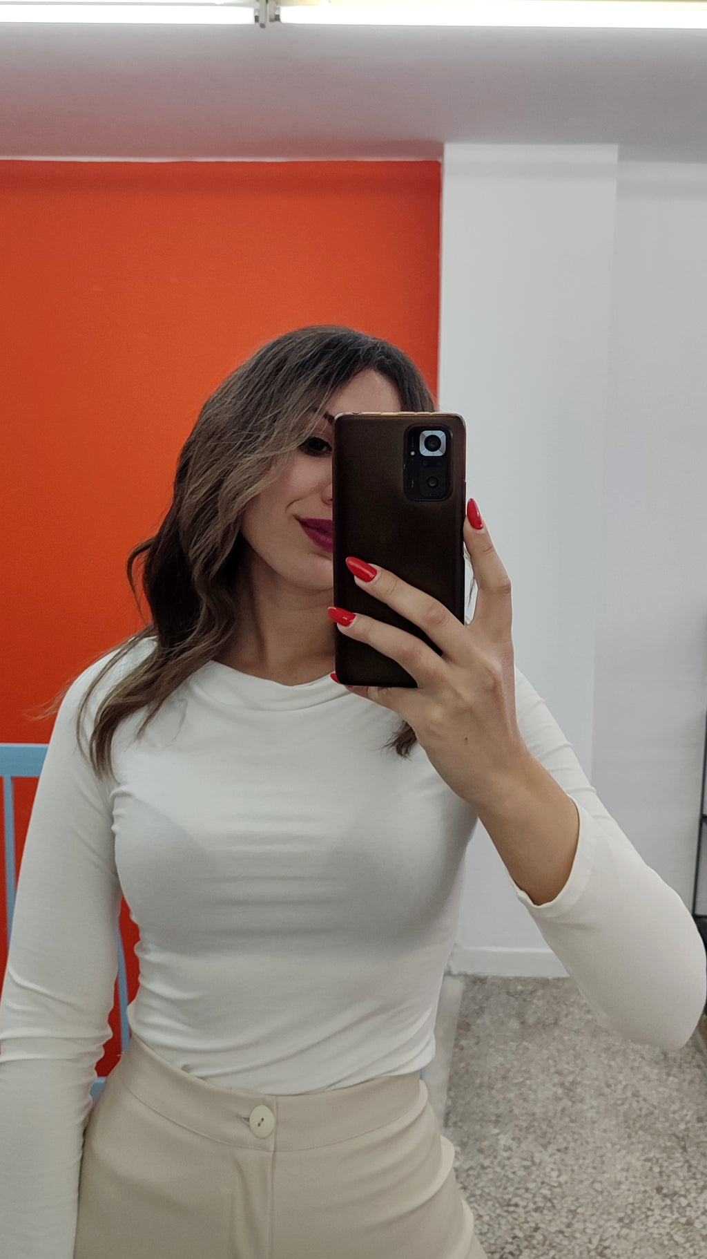 Μπλούζα viscose ecru