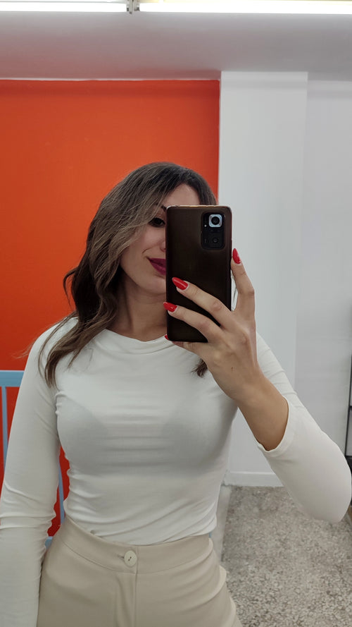 Μπλούζα viscose ecru