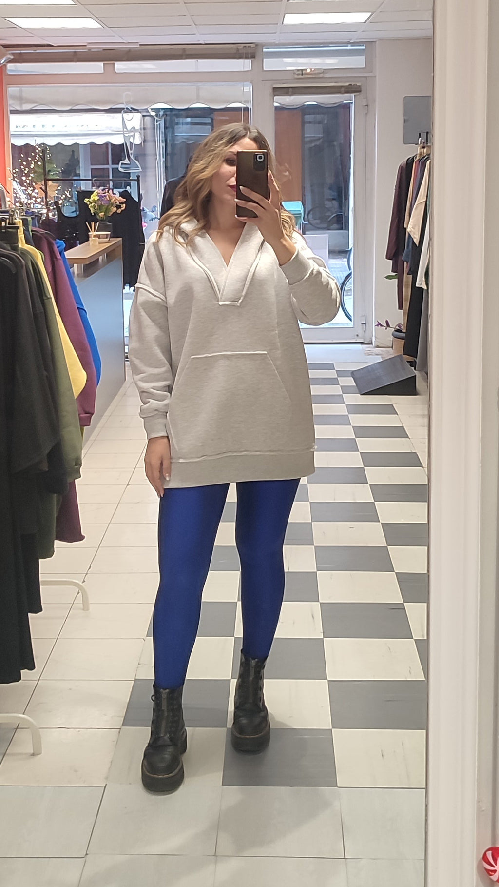 Κολάν μεταλλιζέ cobalt blue