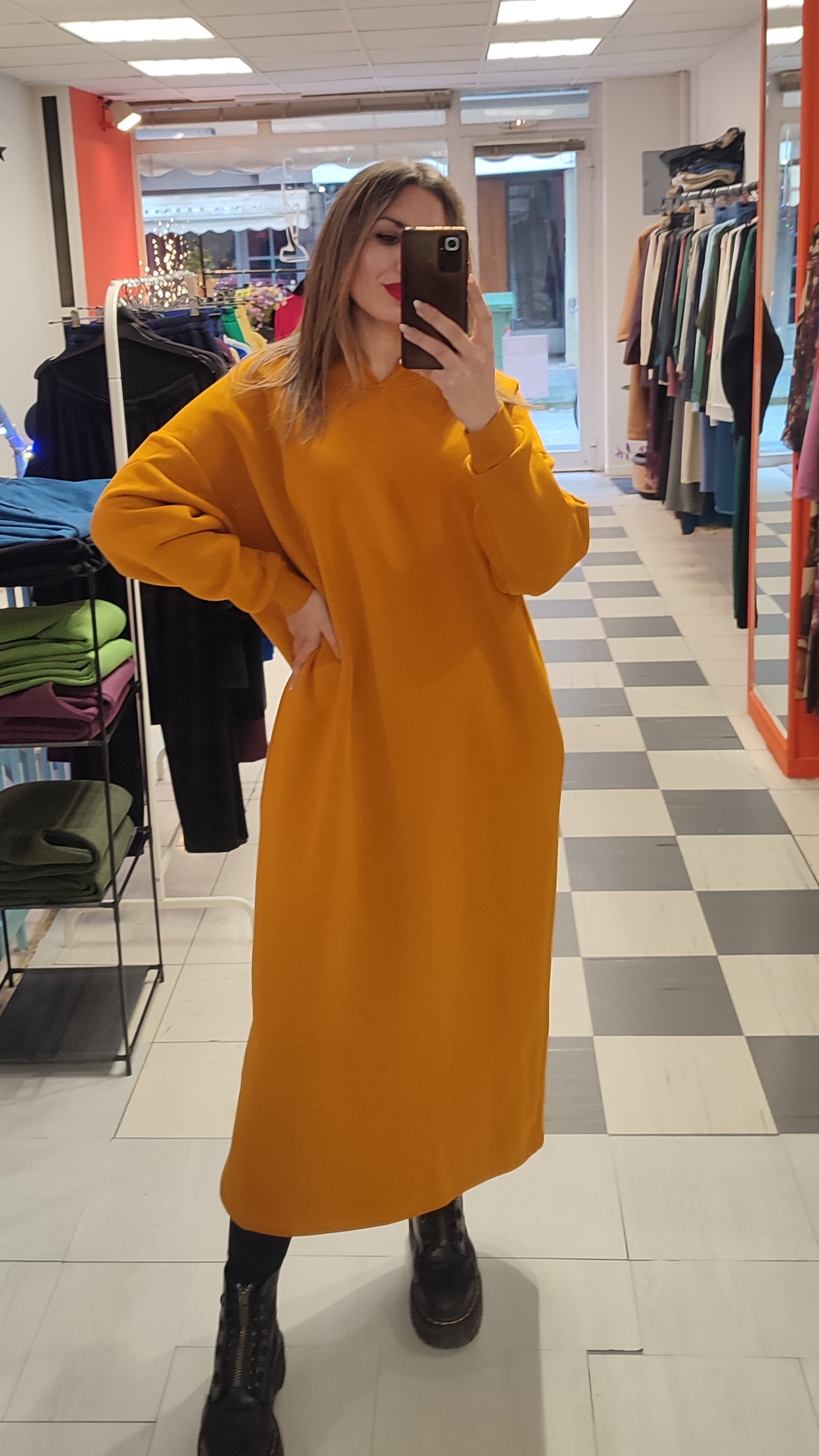 Φόρεμα φούτερ honey