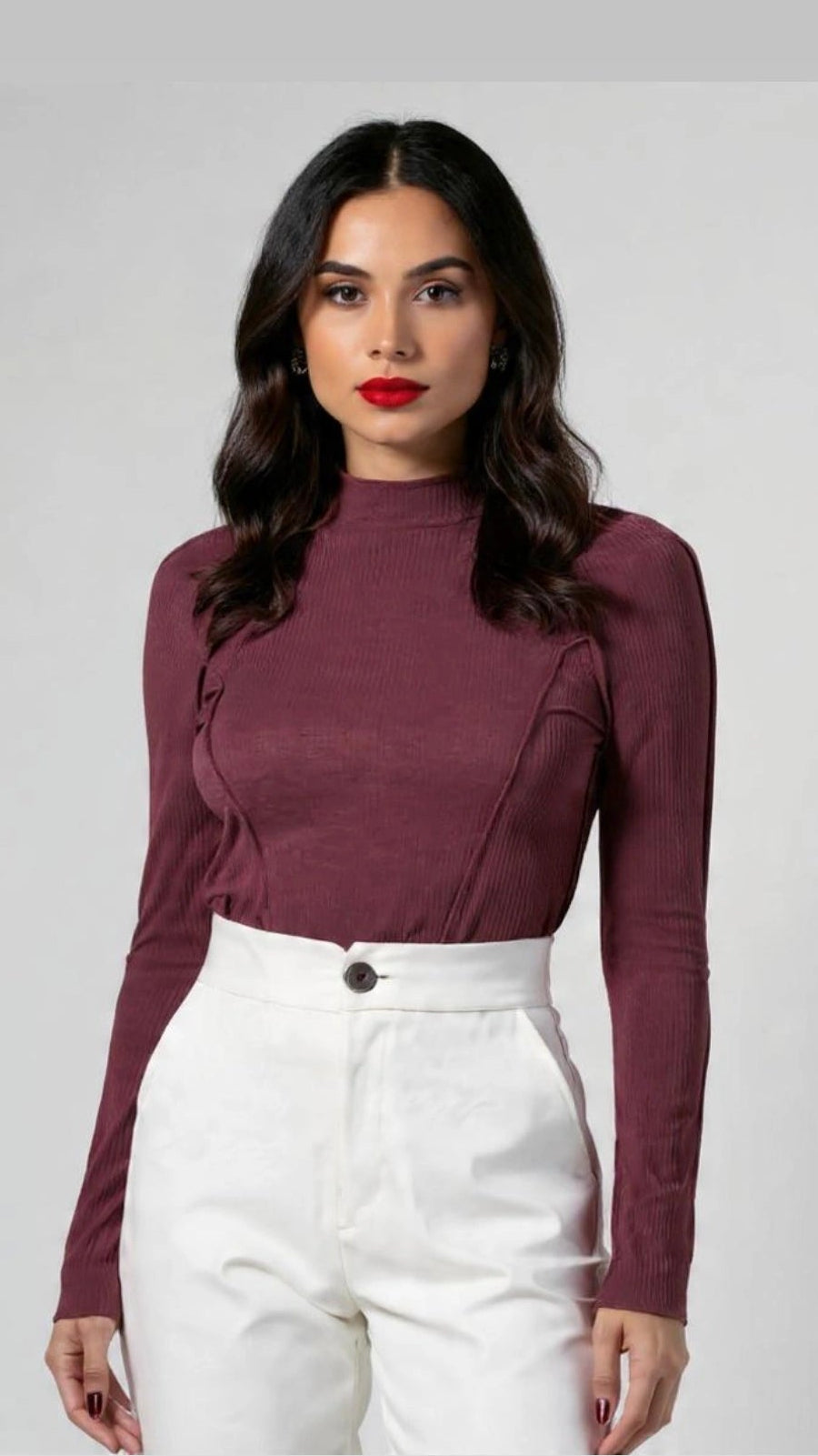 Μπλούζα ριπ wine ginger