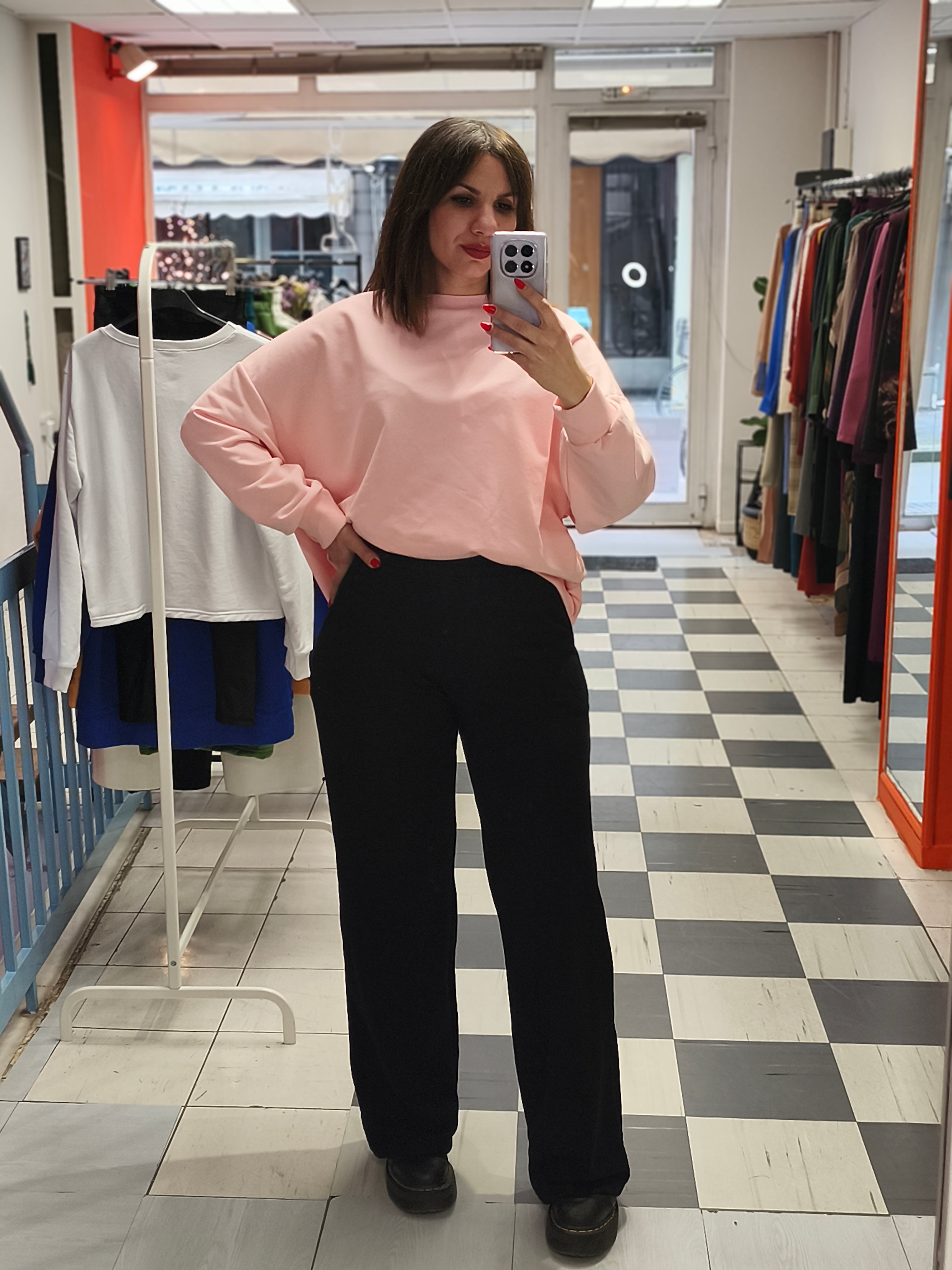 Παντελόνα φούτερ μαύρη