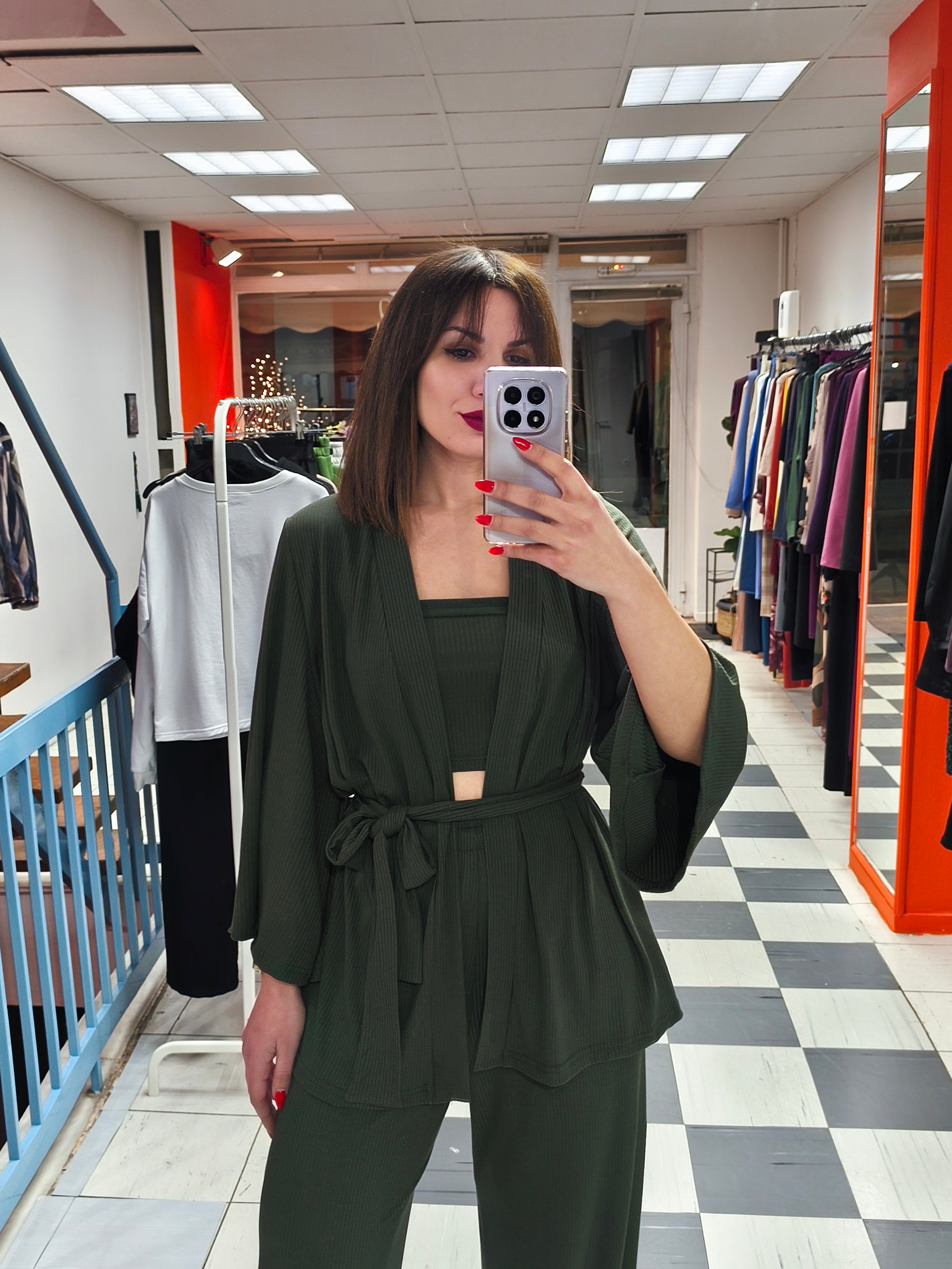 Σετ τριπλό ριπ χακί