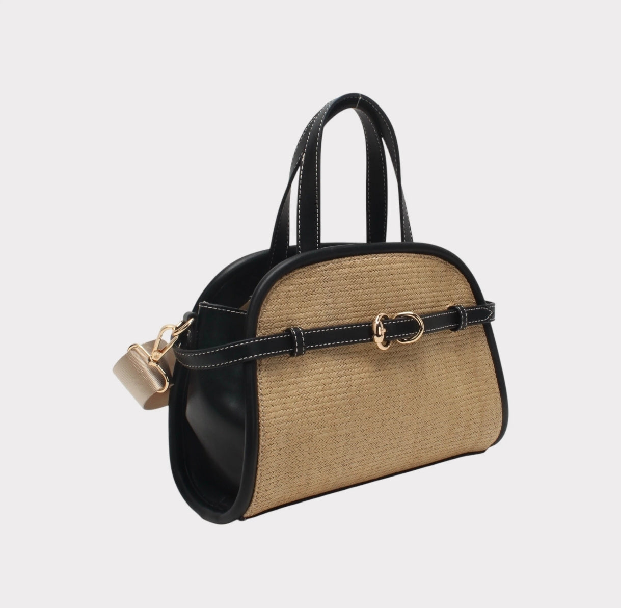 Τσάντα ώμου μαύρη