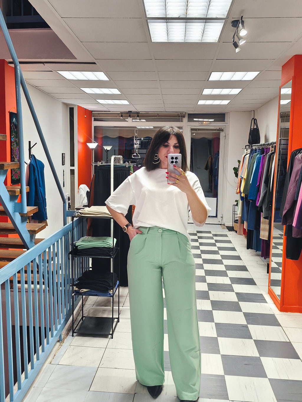 T-Shirt βαμβακερό λευκό