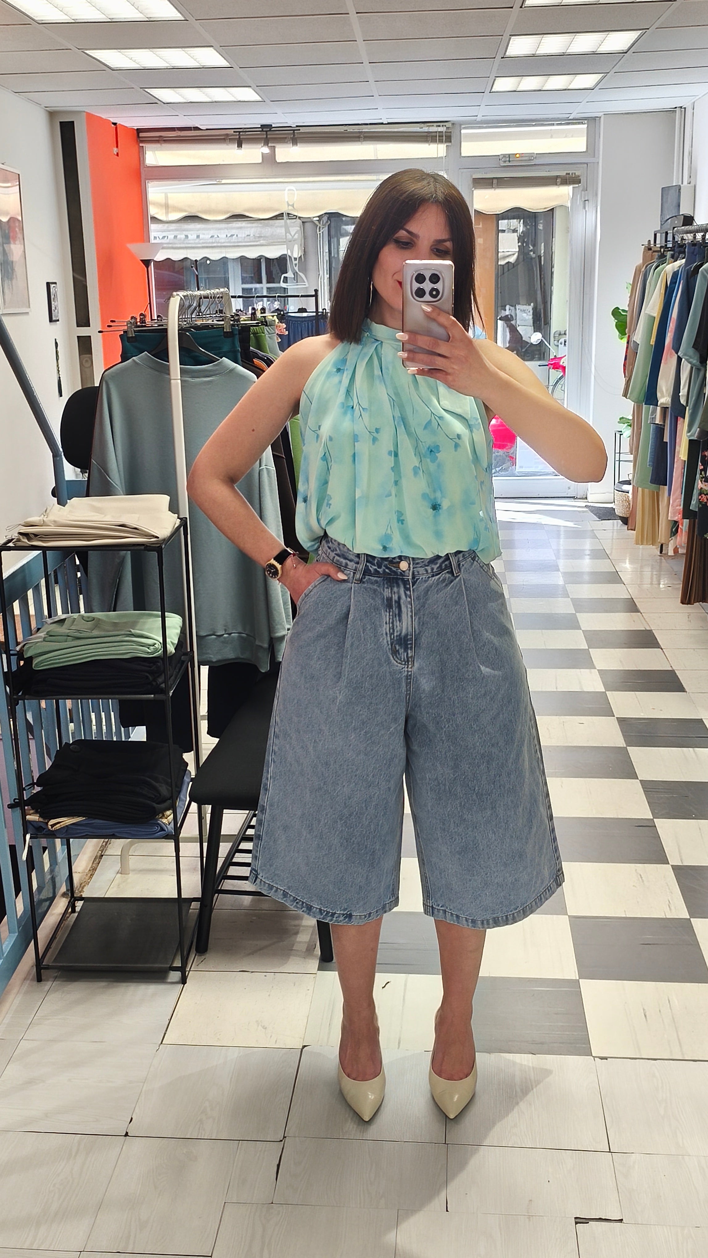 Βερμούδα denim blue