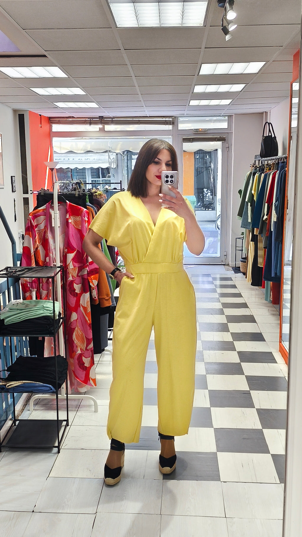 Φόρμα ολόσωμη butter yellow