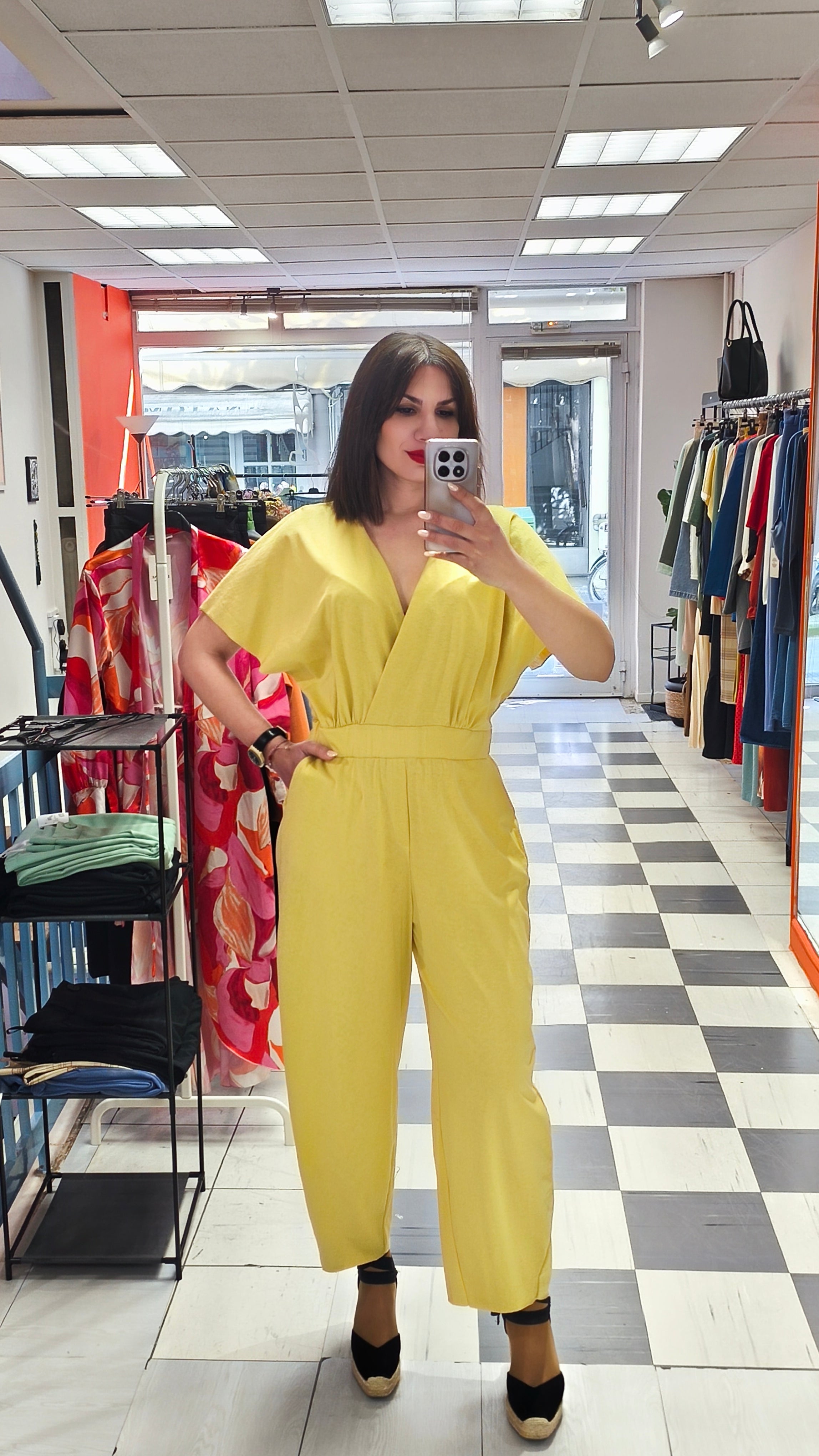 Φόρμα ολόσωμη butter yellow