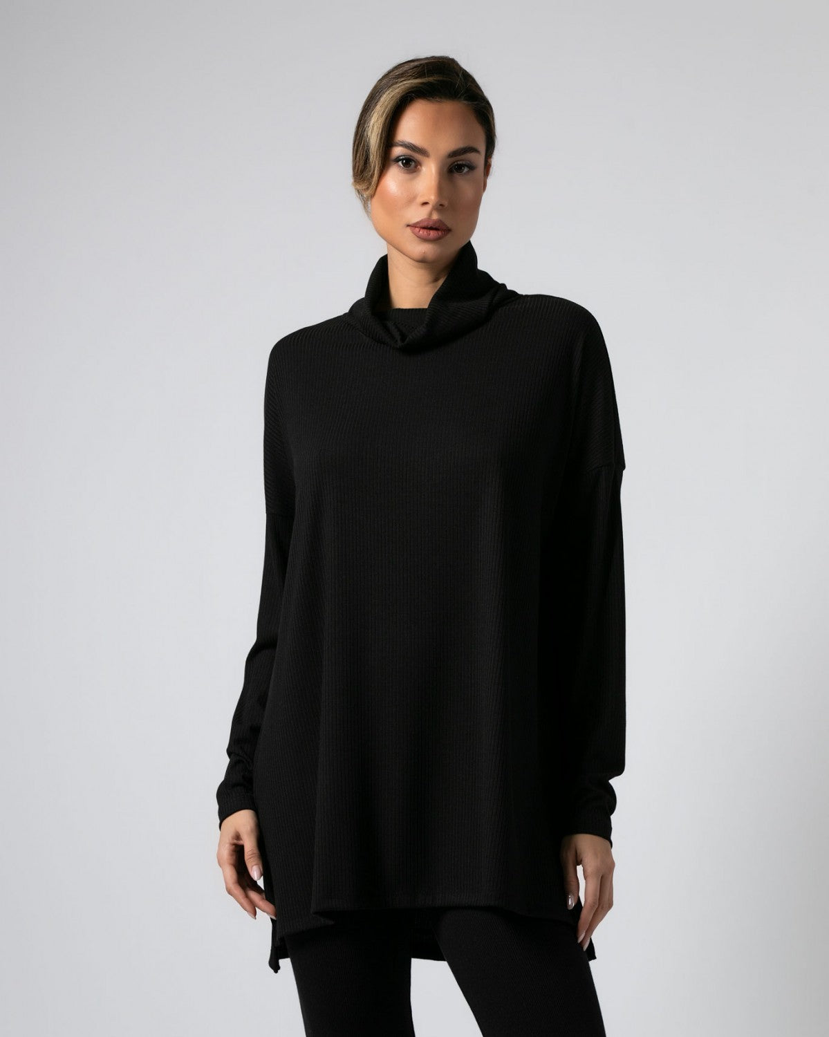 Μπλούζα ριπ ζιβάγκο μαύρη