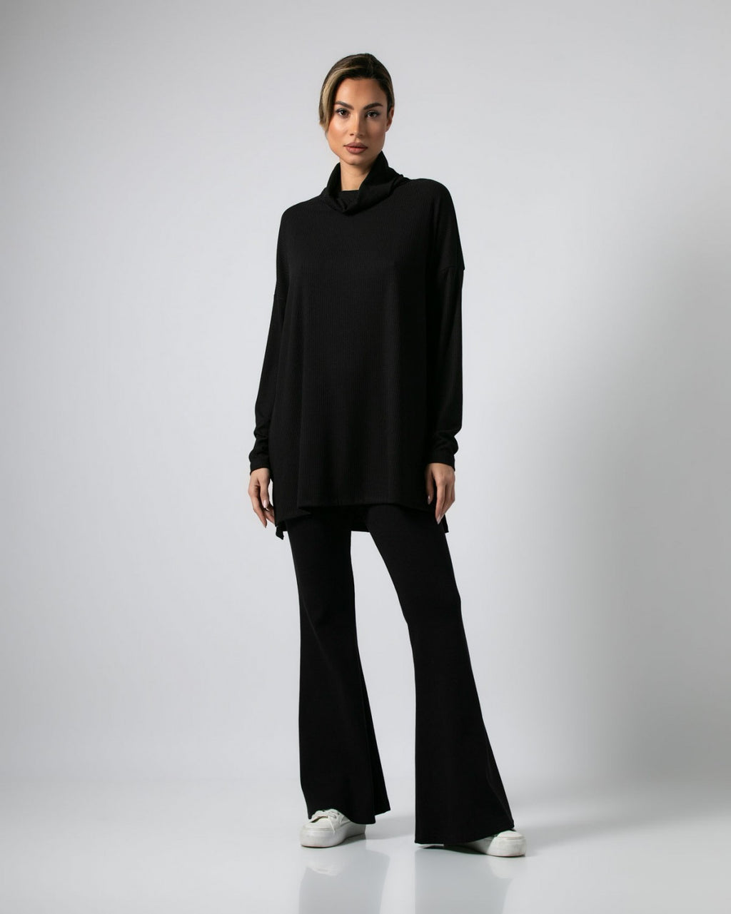 Μπλούζα ριπ ζιβάγκο μαύρη