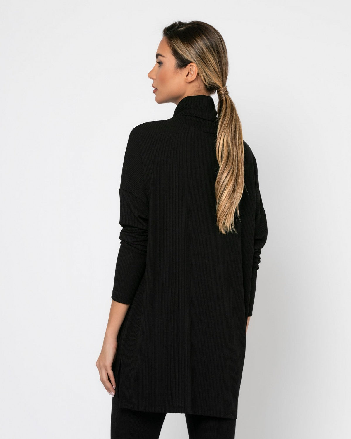 Μπλούζα ριπ ζιβάγκο μαύρη